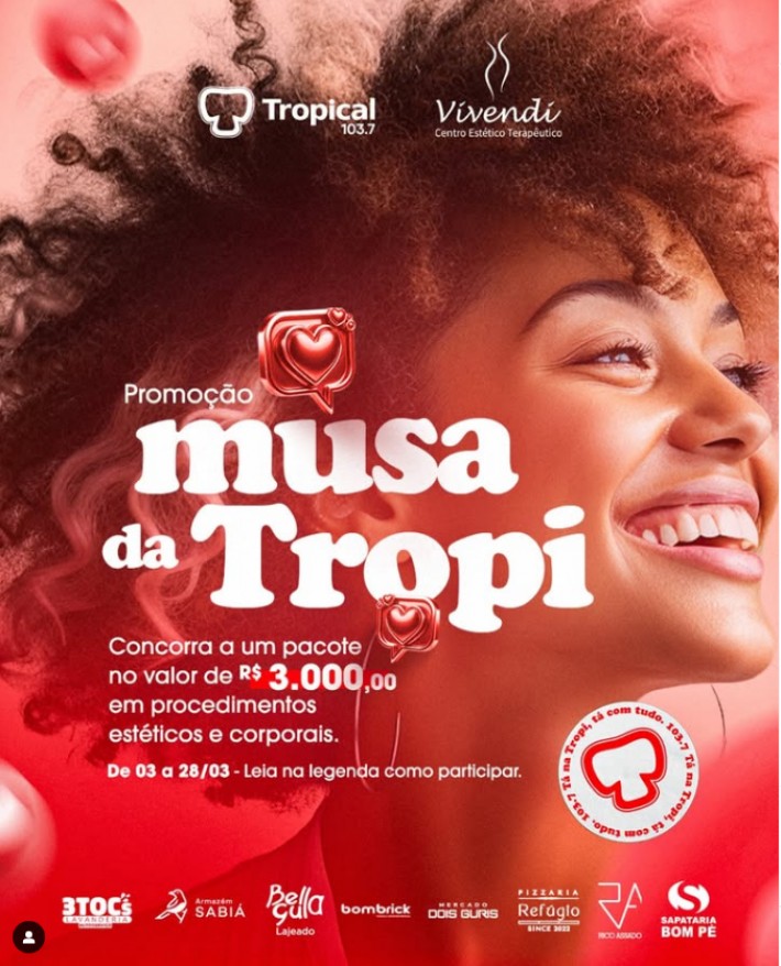 Postagem de Rádio Tropical Fm 103.7