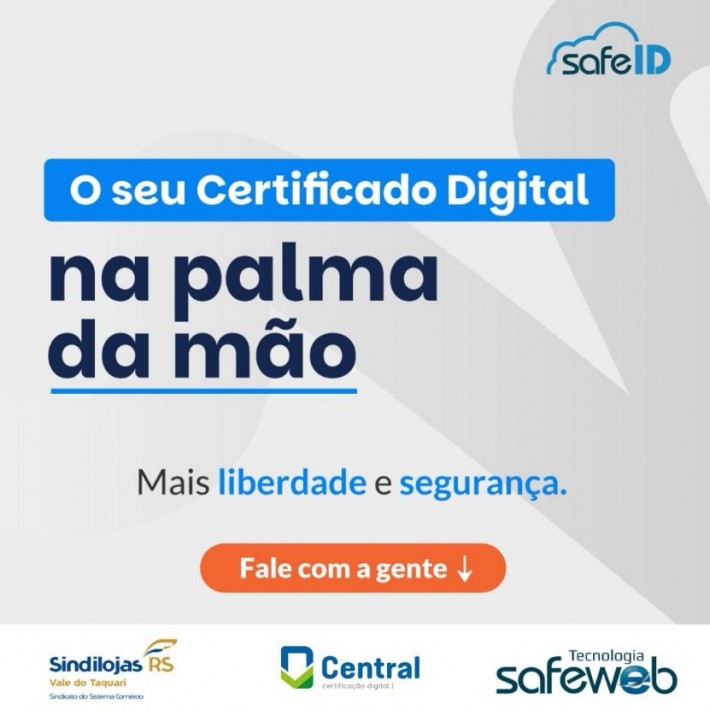 Postagem de Central Certificação Digital – Sindilojas VT