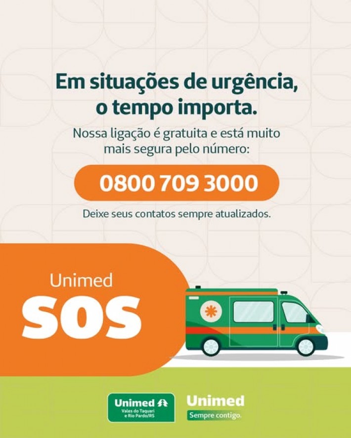 Postagem de Unimed SOS