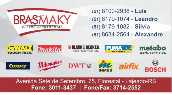 Postagem de Brasmaky – Eletro Ferramentas