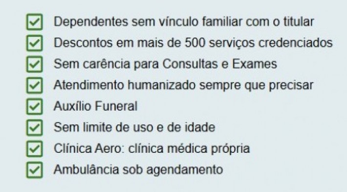 Postagem de Aero Assistencial
