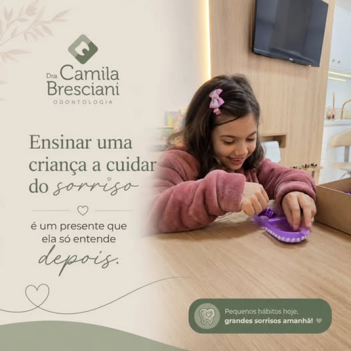 Postagem de Dra. Camila Bresciani – Ortodontia e Ortopedia Facial