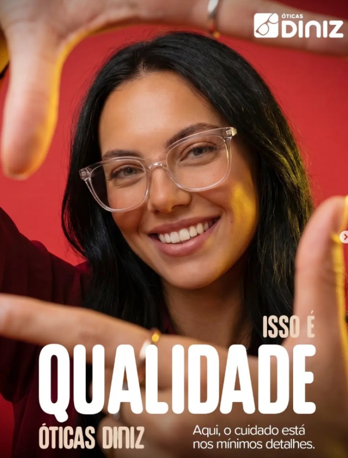 Postagem de Óticas Diniz