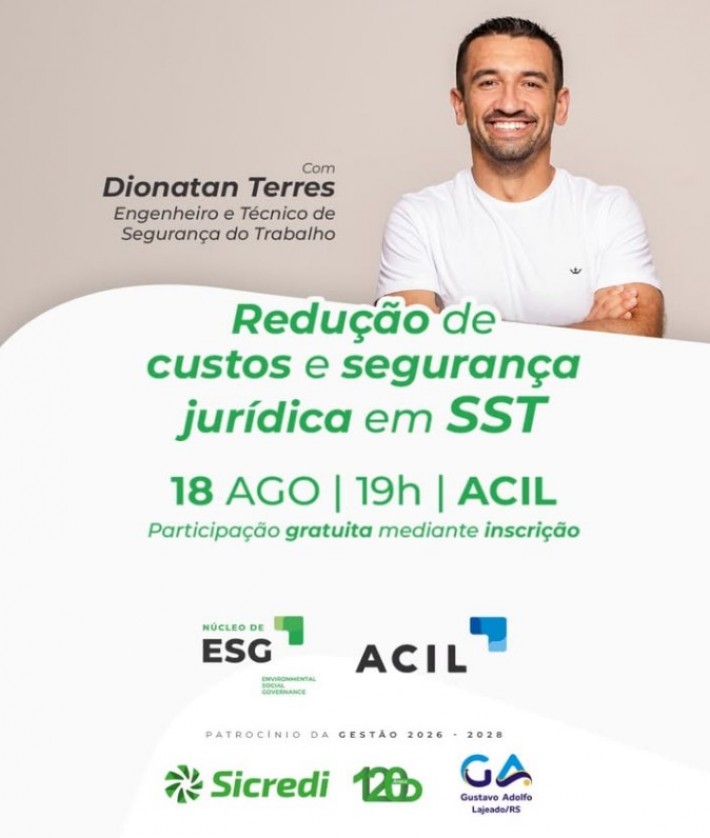 Postagem de Associação Comercial e Industrial de Lajeado – ACIL