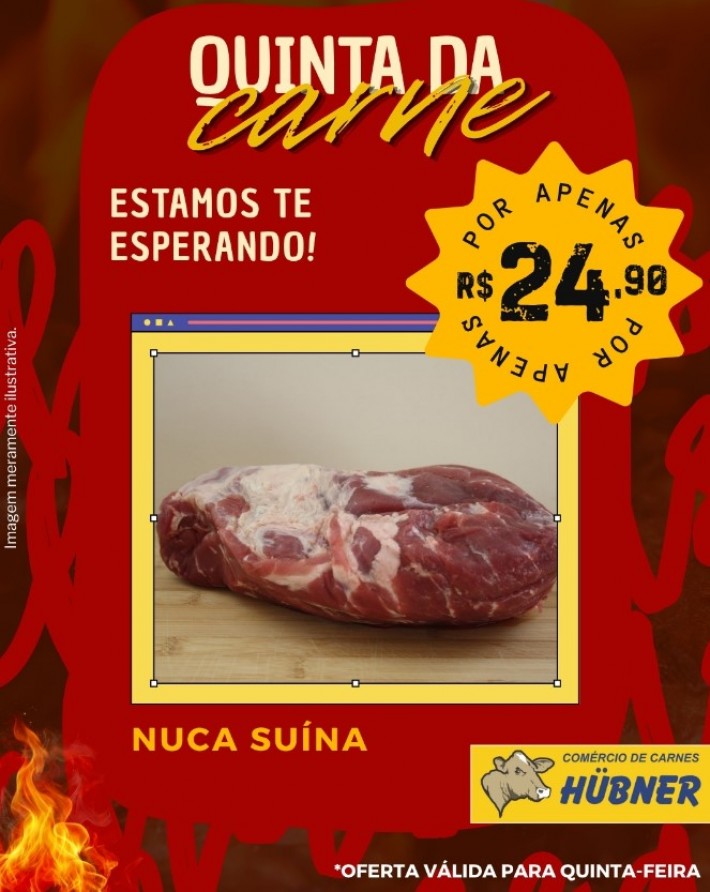 Postagem de Comércio de Carnes Hübner
