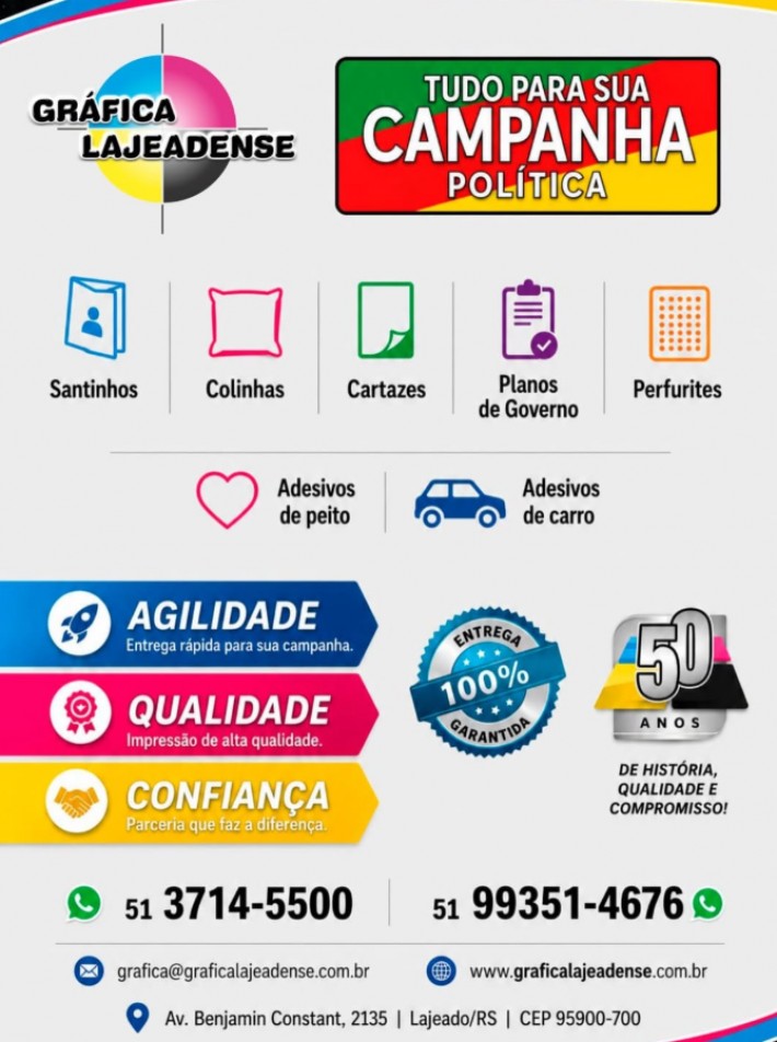 Postagem de Gráfica Lajeadense