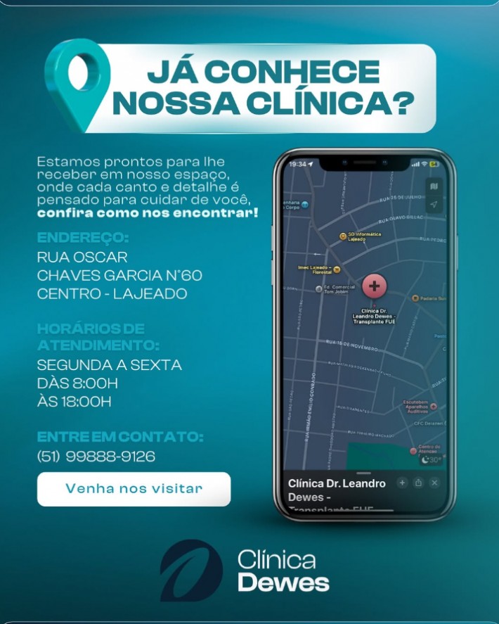 Postagem de Clínica Leandro Dewes