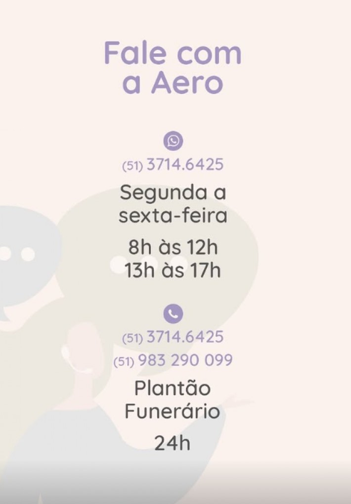 Postagem de Aero Assistencial