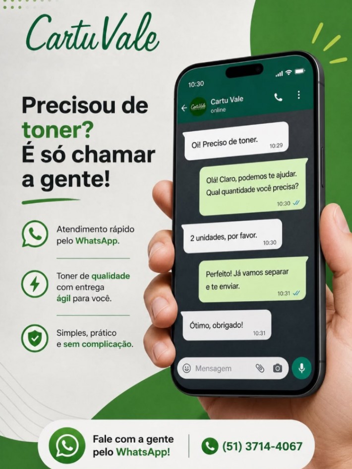 Postagem de Cartuvale Locação e Cartuchos de Impressão