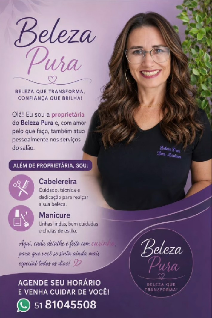 Postagem de Beleza Pura