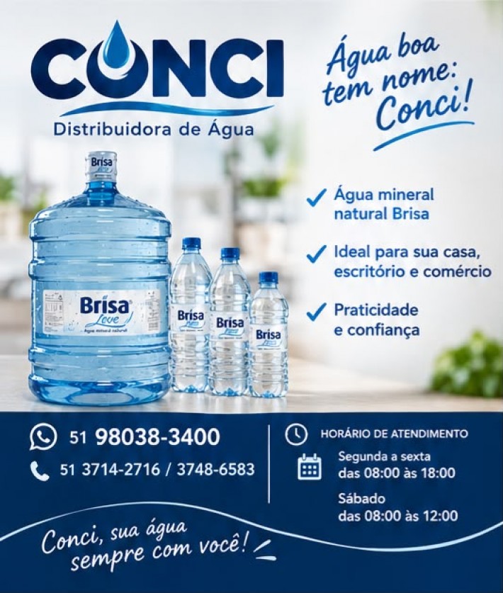 Postagem de Tele-Água Conci