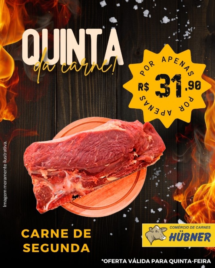 Postagem de Comércio de Carnes Hübner