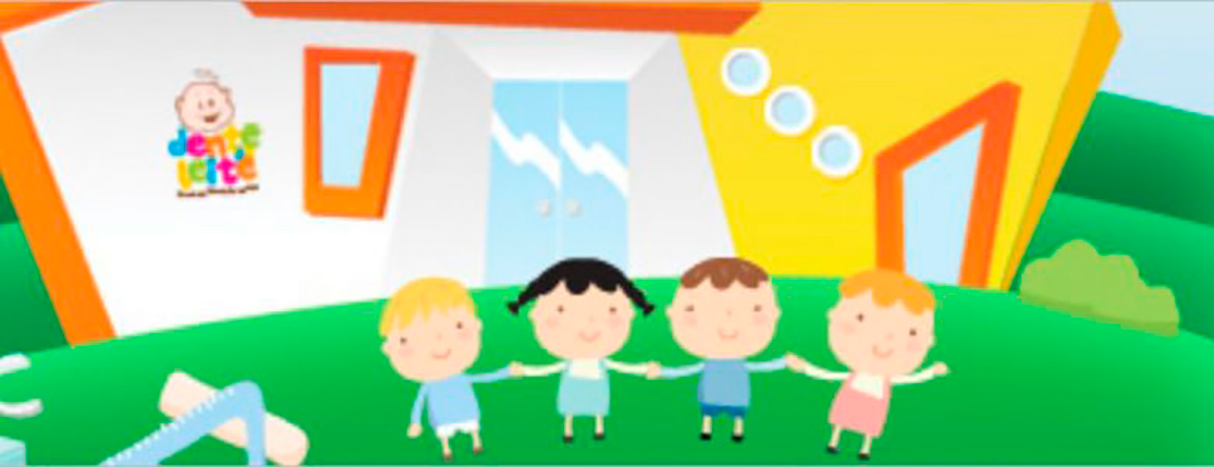 Banner Escola de Educação Infantil Dente de Leite