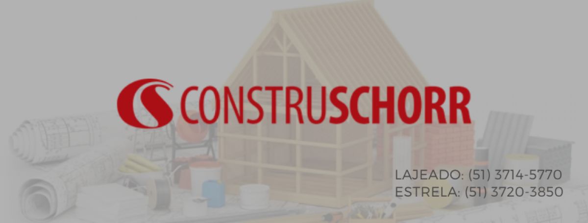 Banner Construschorr – Materiais de Construção e Artefatos de Cimentos