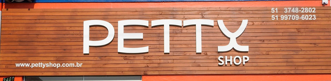 Banner Petty Shop – Centro Estético Animal