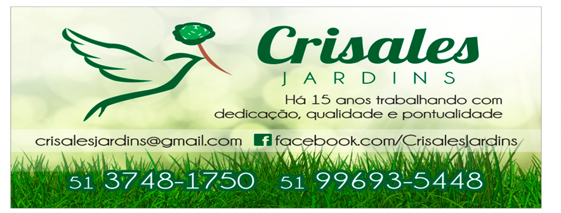 Banner Crisales – Jardins e Floricultura