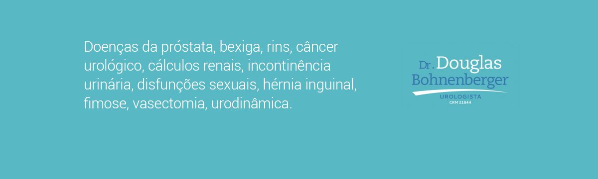 Banner Dr. Douglas Bohnenberger – Urologista