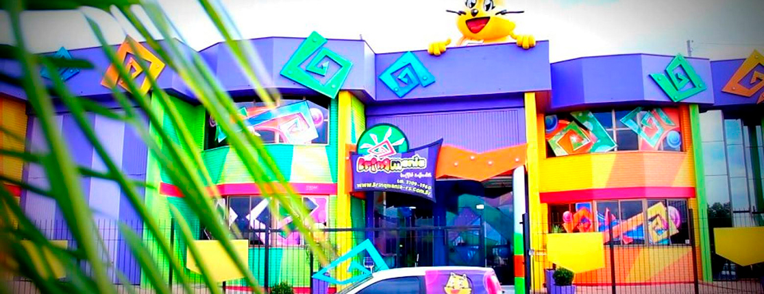 Banner Brinqmania – Casa de Festas