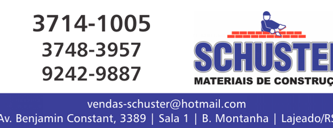 Banner Schuster – Materiais de Construção