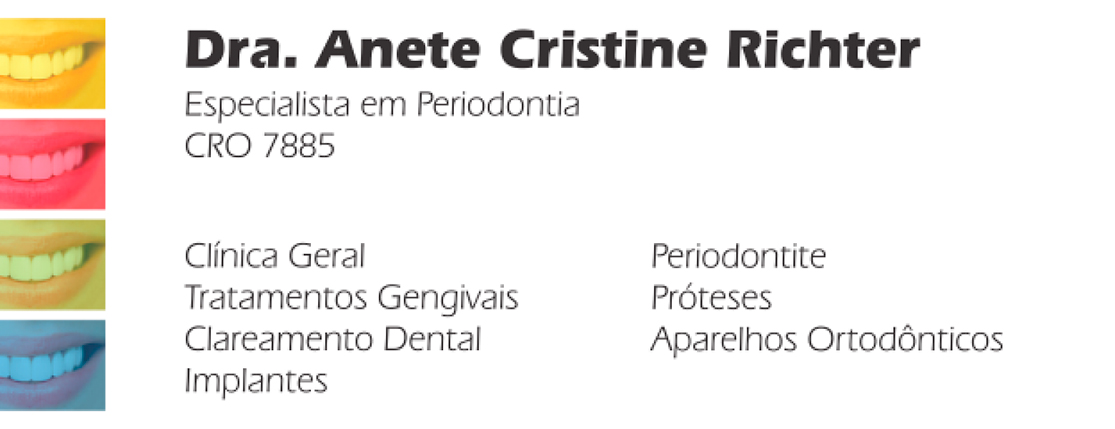 Banner Anete Cristine Richter – Dentista