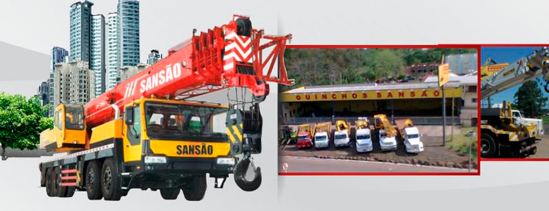 Banner Sansão – Guindastes e Transportes