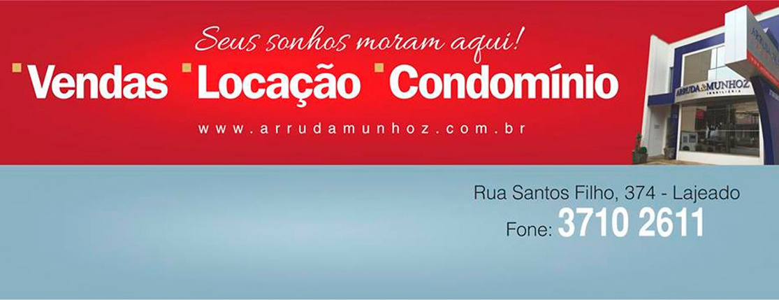 Banner Arruda & Munhoz Imobiliária