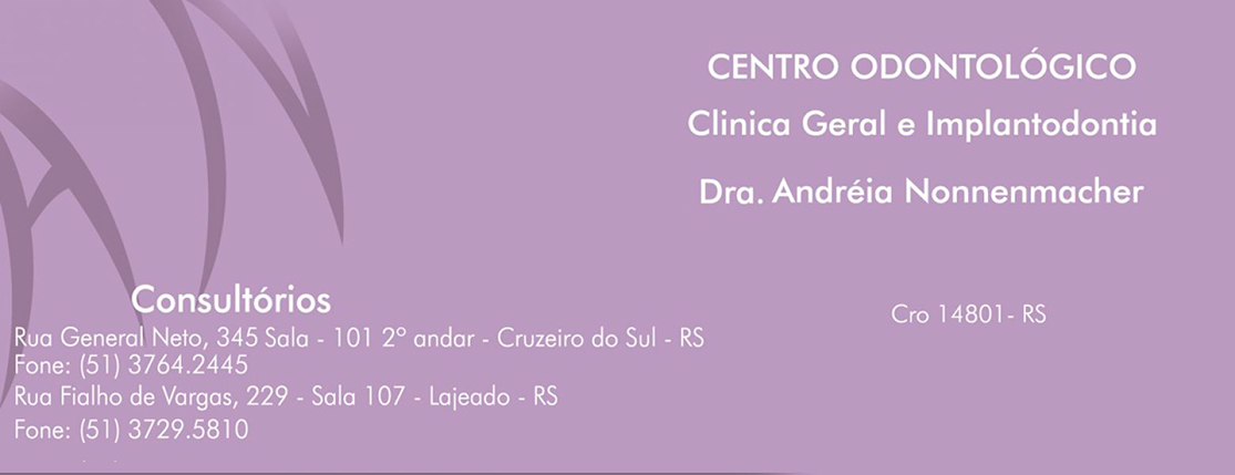 Banner Andréia Nonnenmacher – Dentista